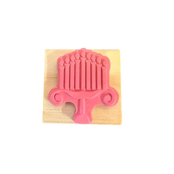 CraftSmart Menorah Rubber Stamp - Picture 4 of 4